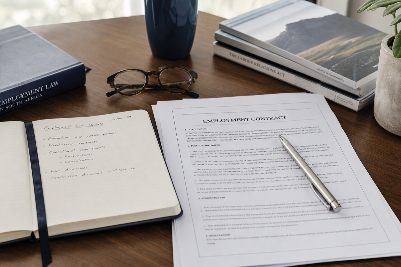 Can I be dismissed without a hearing in South Africa?